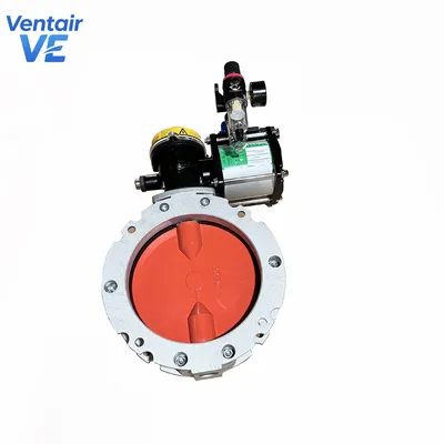 High-Quality Powder Coated Butterfly Valve with Aluminum Actuator