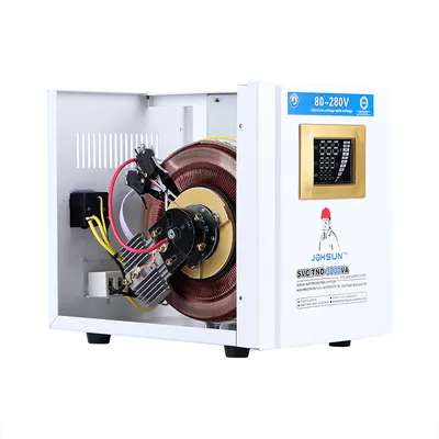 220V 110V Single Phase Voltage Regulator Digital Servo Motor Automatic Voltage Stabilizer