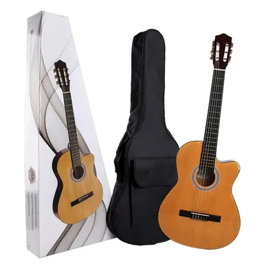 Smiger MID-Range 36 Inches Spruce Top High-Gloss Open Gear Natural Color Cost-Effective Supplier Classical Guitar