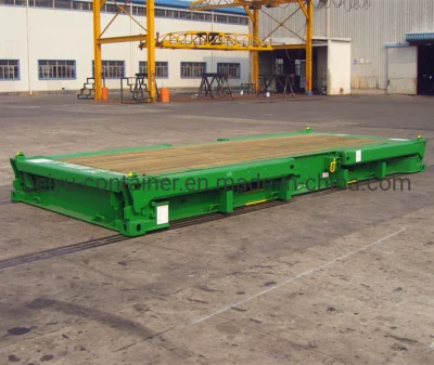 20FT and 40FT Platform Shipping Container with or Without Legs