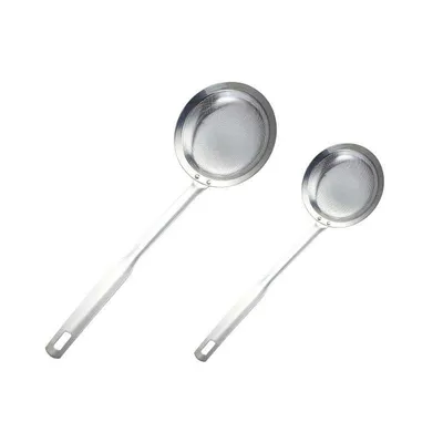 Household Leaky Spoon Stainless Steel Mesh Frothing Spoon Grease Filter