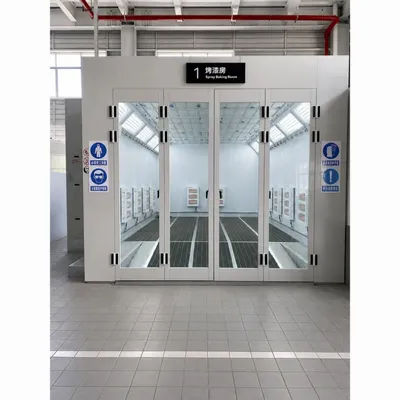 Zonben Automatic Semi-Automatic Spray Paint Booth for Industrial Machinery Coating