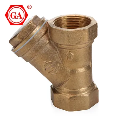 Ga Y Type Filter 1/2" Brass Strainer with CE