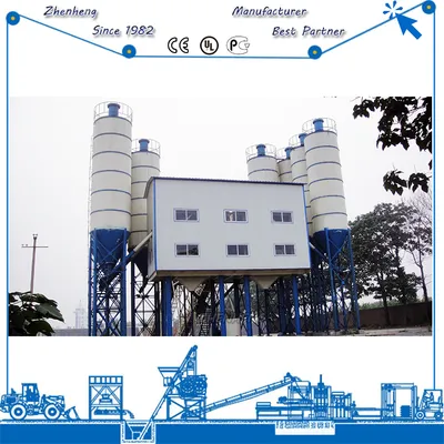 Automatic Belt Convey 180m3/H Concrete Mixing Plant