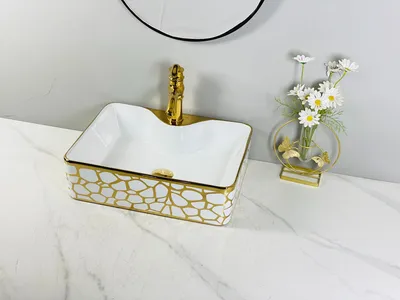 Elegant Modern Bathroom Sink with High-Quality Ceramic Finish Wash Basin