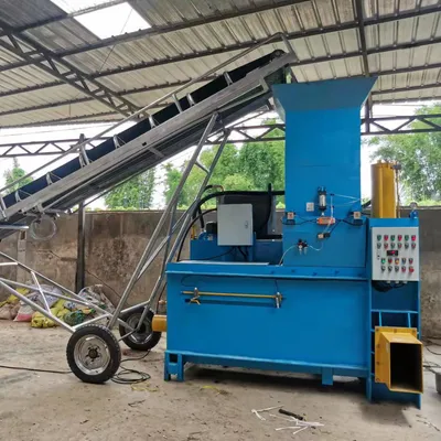 Wood Shavings Packing Machine, Wood Sawdust Baler Machine
