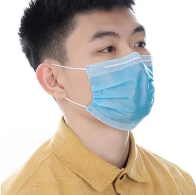 Manufacturer Wholesale Disposable Non-Medical 3 Layers Face Earloop Mask