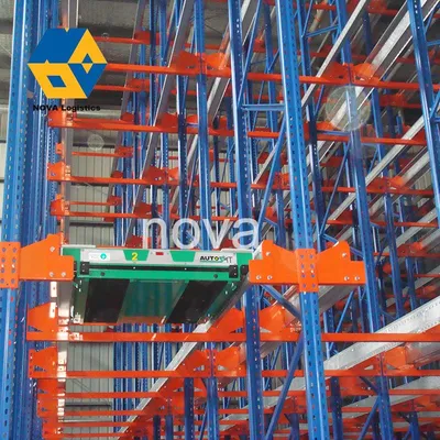 Customized Warehouse Storage Racking Shuttle Pallet Racking System Radio Shuttle Rack