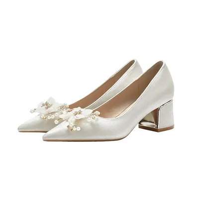 Fa-130 Wedding Shoes, Bridal Shoes, Non Tiring Feet, Plus Size Bridesmaid Shoes for Women