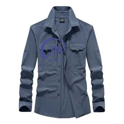 Men's Factory Wholesale Breathable Quick-Dry Long Sleeve Shirts Tactical T Shirt Plain Shirt