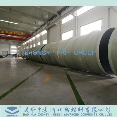 FRP Sand Filling Pipes Used at Beach Sea or River