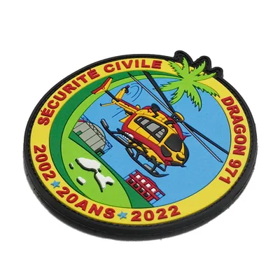 Custom Rubber Logo 3D Patches Silicone Patches Tactical Soft Labels Rubber PVC Patch