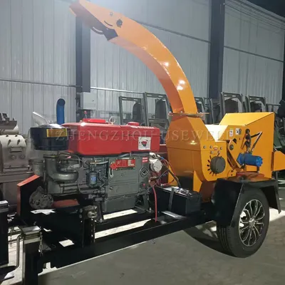 Large Capacity Wood Chipper Shredder Machine for Industrial Wood Processing