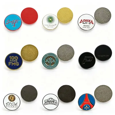 Personalized Metal Logo Soft Enamel Promotional Golf Hat Clip for Gift Decorative
