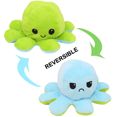 Plush New Design Stuffed Octopus Toy Convertible Reversible Soft Toy