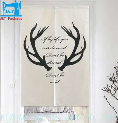 Customized Door Curtains 100% Cotton Wholesale Price