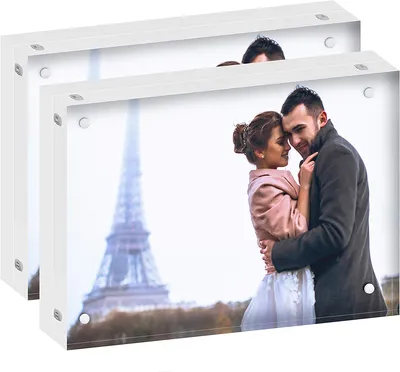 China 5X7 Clear Advertising Equipment Display Stand Promotion Gift Home Decoration Magnetic Acrylic Picture Photo Frame