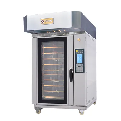 Industrial Bakery Rotary Convection Oven for Large Volumes