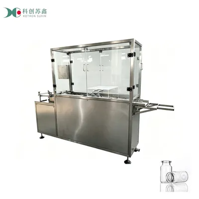 KCSB Fully Automatic Ultrasonic Bottle Washer Washing Machine for Vial Cleaning