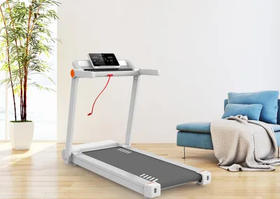 Home Electric Treadmill DC 1.25HP Brushless Motor, 15 Levels Auto Incline, APP & Touch Control