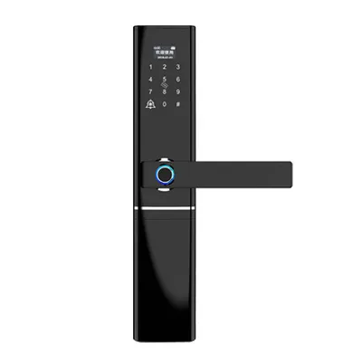 Fp004 Smart Digital Door Lock Wooden Security Door APP BLE