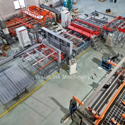 Automatic Bending Fence Welding Equipment for Industrial Mesh Panels in Stock