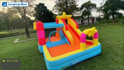 Indoor and Outdoor Toy Inflatable Trampoline Castle