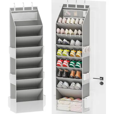 Over The Door Hanging Shoe Organizer for Closet Entryway