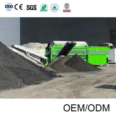 Mobile Rotary Trommel Screen Machine Sieve Plant Topsoil Screener Sand Drum Screen