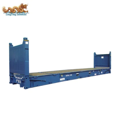 Collapsible End Csc Certified 40FT Flat Rack Container for Sale