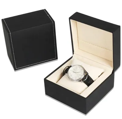 Wholesale Black PU Leather for Rolex Watch Box Bracelet Ornament Box Jewelry Box Storage Box Gift Packing Box
