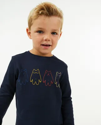 Custom Kids Clothing Printing Boys Long Sleeve T-Shirt