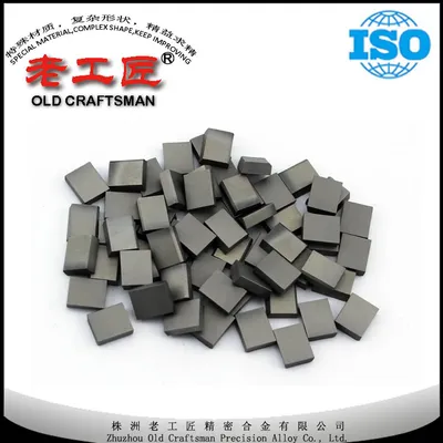 Tungsten Cemented Carbide Brazed Inserts for Cutting Tools