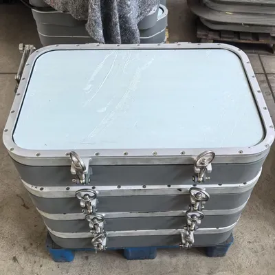 BV/Lr/ABS/CCS Marine Aluminium/Steel Rectangular Sliding Window Porthole/Side Scuttle for Fireproof Boat Ship Wheelhouse Outfitting Factory Wholesale Price