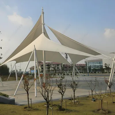 Bus Station Waiting Area Membrane Structure Landscape Shelter Public Transit