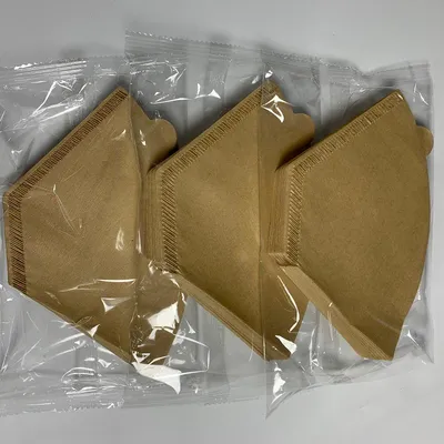 Ecofriendly Cone Coffee Filter Paper for 2-4 Persons Size 100PCS