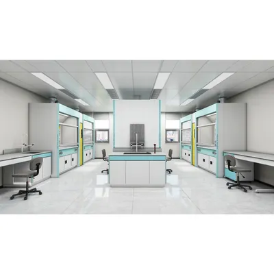 Compliant EU Standards Fire Retardant Aluminum Lab Fume Hood