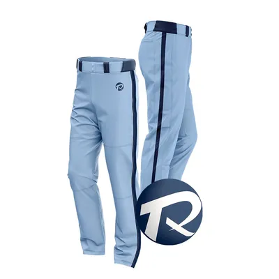 Custom Pinstripe Baseball Pants with Double Knee Protection