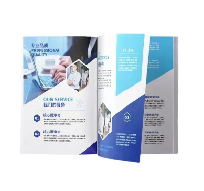 Wholesale Custom Design Saddle Stitching Binding Membership Promotional Booklet Printing