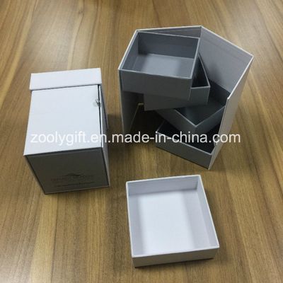 Customize Logo 4-Tier Cascade Box 4 Layer Gift Paper Box