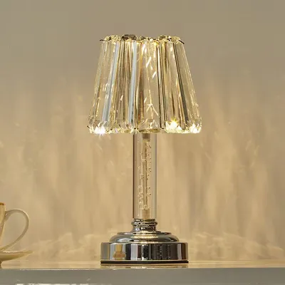 Chic Night Light Desk Lamp with Touch Buttons for Easy Use Table Lamp