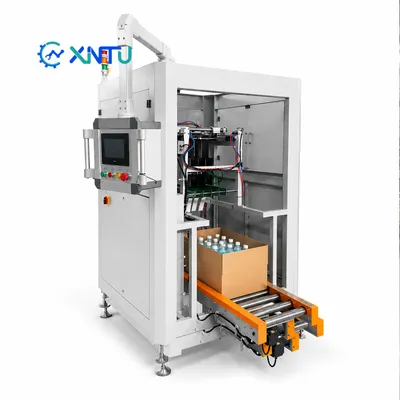 Fully Automatic Case Packer Stainless Steel for Pouches and Beer Bottles
