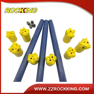 7 Buttons Tapered Tungsten Carbide Button Drill Bit for Rock