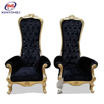 Modern High Back Wing Chair, High Back Throne Chair King Throne Chair (XYM-H92)
