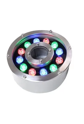 Stainless Steel IP68 Waterproof 36W RGB DMX512 Control Waterfall LED Fountain Light