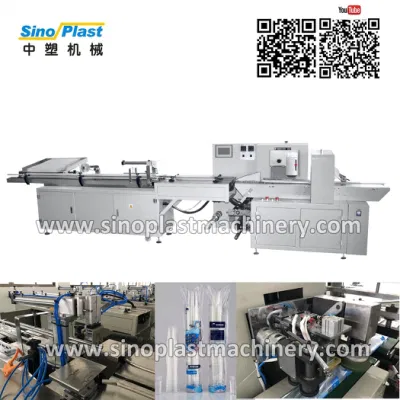 Automatic Plastic Cup Counting and Wrapping Machine