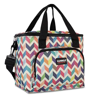 Large Capacity Practical Hot and Cold Cooler Bag with Zipper and Pocket