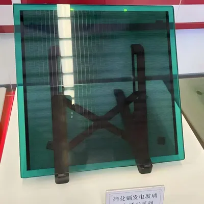 Illuminated PV Generating Facade Glass