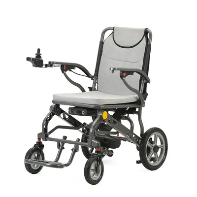 Rehabilitation Equipment Handicapped Folding Wheelchair Dual Brushless Motors 14.5kg Magnesium Alloy Electric Wheelchair