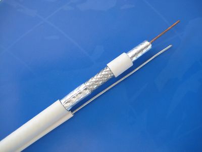 RG6 Tri Shield with Messenger Coaxial Cable
